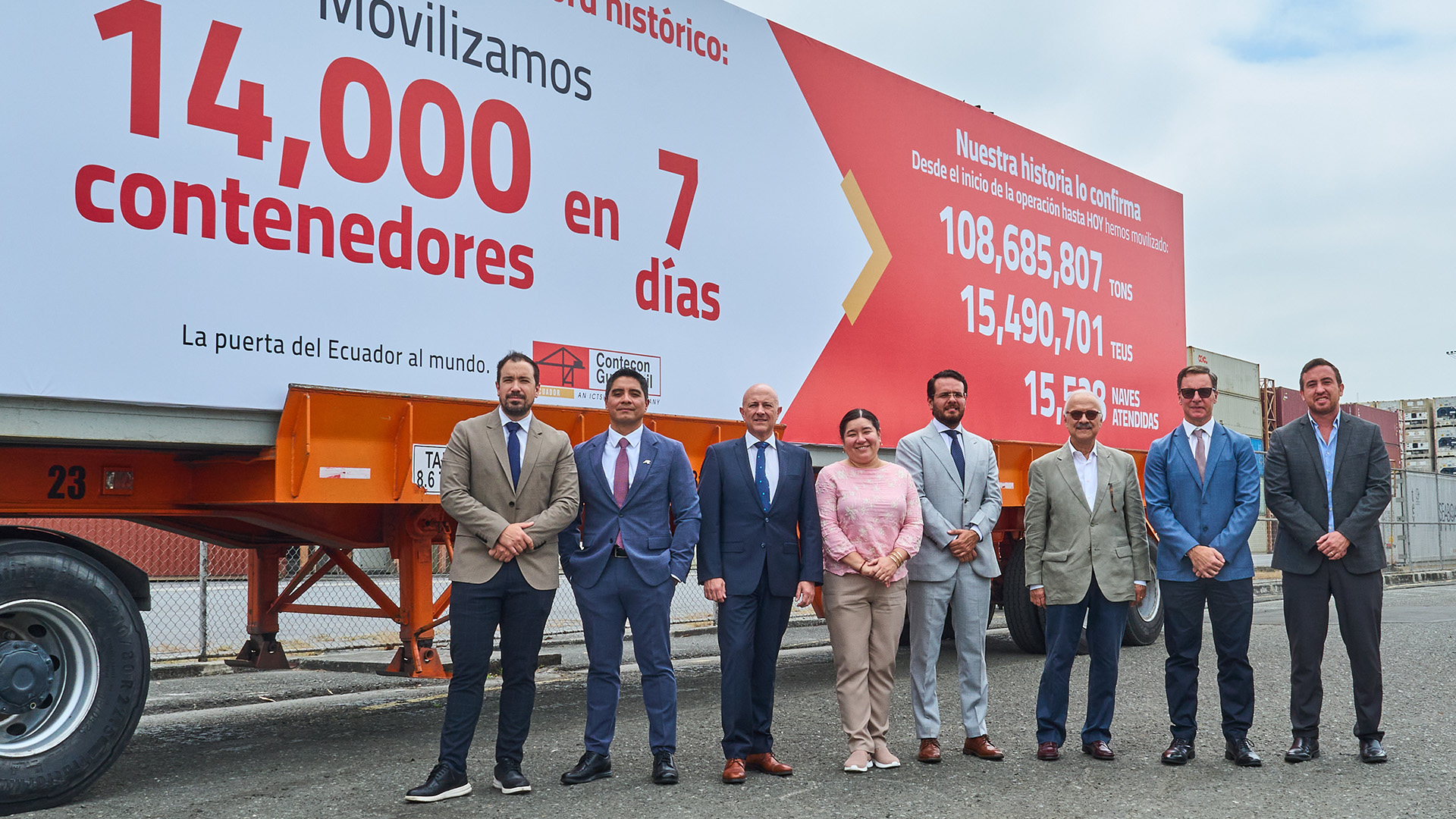Contecon Guayaquil sets record for most TEUs moved in a week