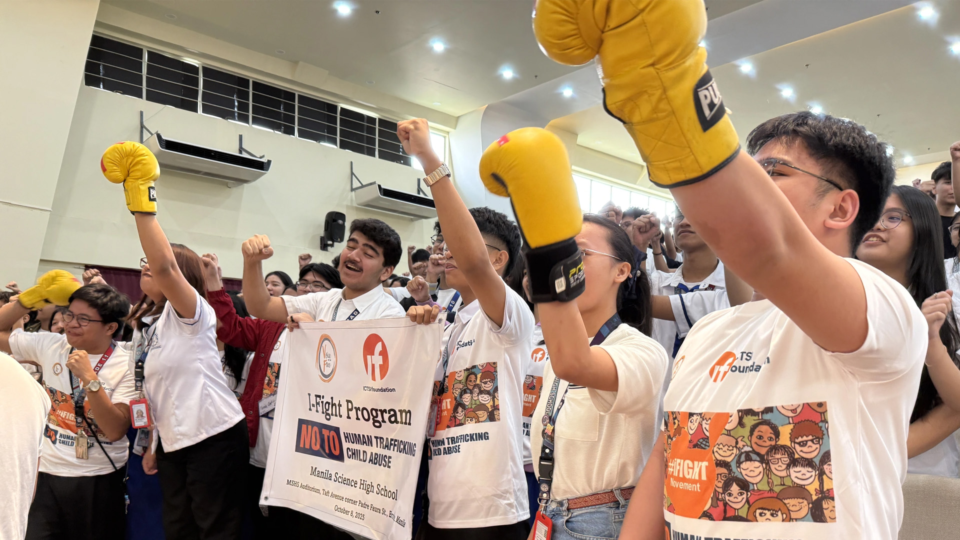ICTSI Foundation, VF continue iFIGHT at Manila Science High School