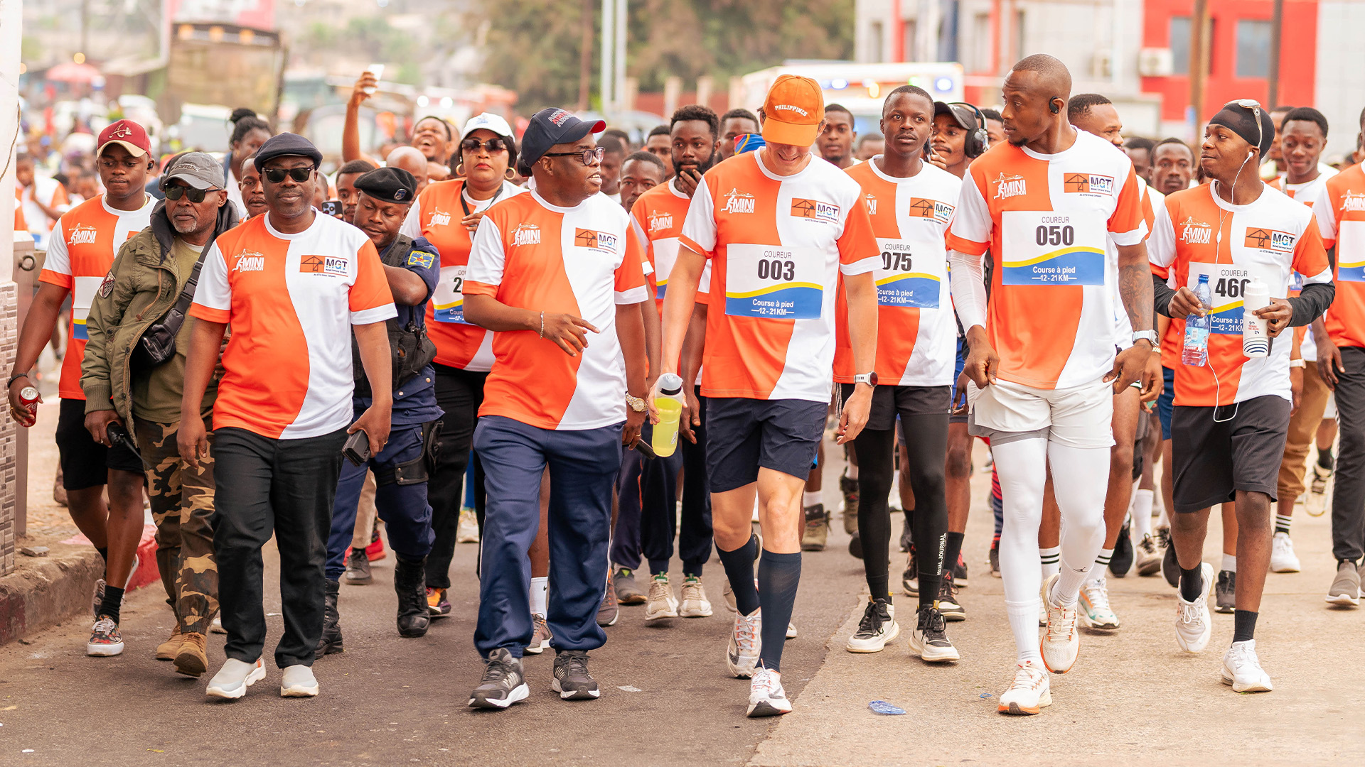 MGT mini-marathon runners