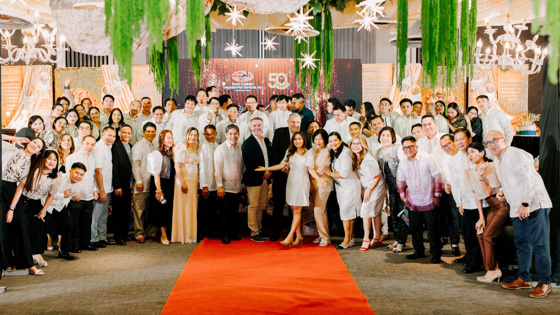 SCIPSI employees on stage