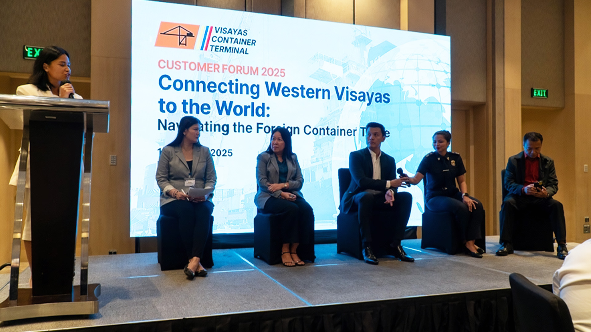 Panelists at the VCT forum