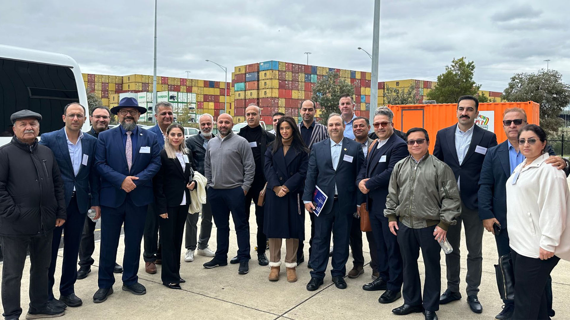 Industry representatives from the Middle East visiting at VICT